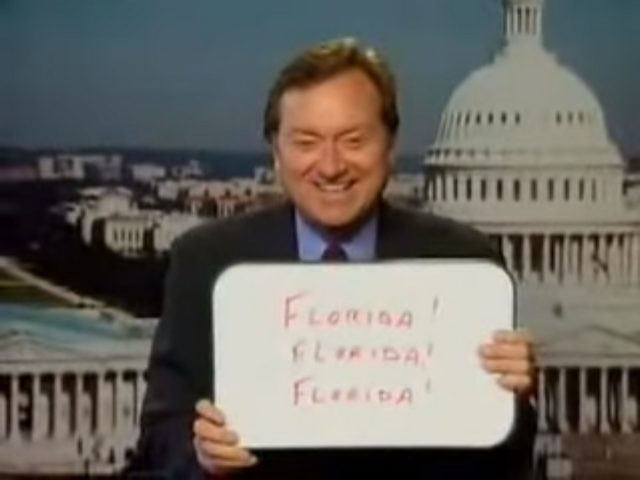 Tim Russert, il principe dei giornalisti politici americani, durante le elezioni del 2000 a un certo punto tirò fuori una lavagnetta con scritto “Florida! Florida! Florida!”, quando fu chiaro che la corsa alla Casa Bianca dipendeva solo dalla Florida