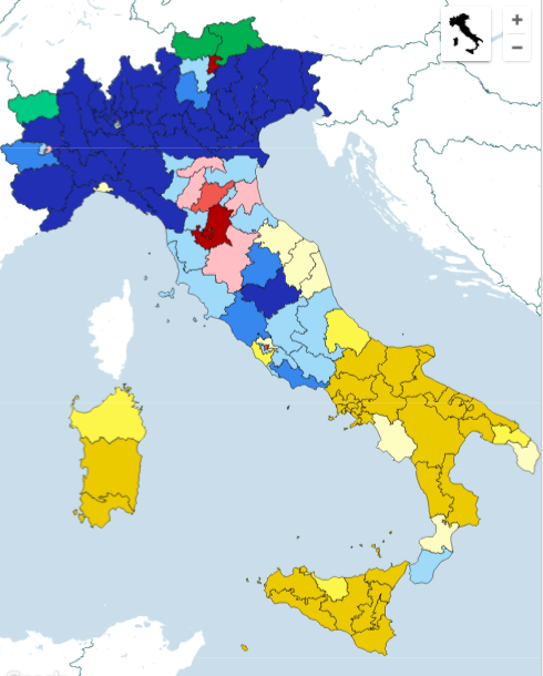 La Nuova Geografia Politica Dell Italia Youtrend