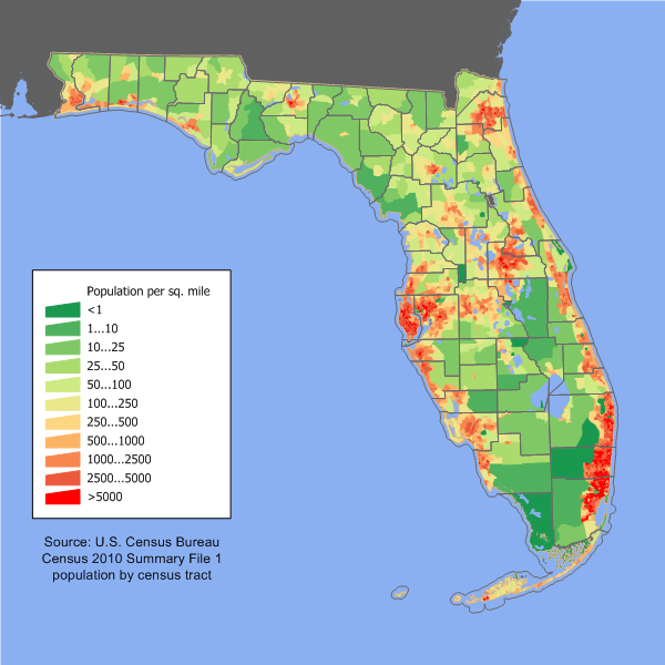 Florida densità