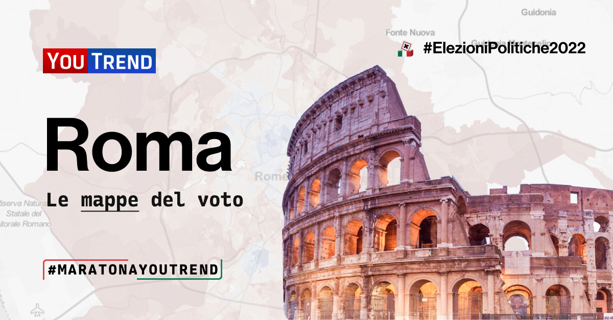 Politiche 2022 Le mappe del voto a Roma YouTrend